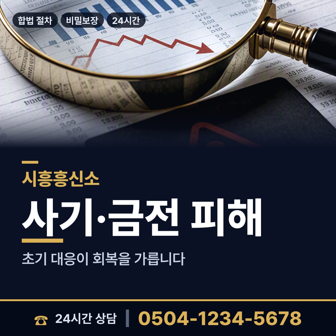시흥 장곡동 사이버흥신소 상담 안내